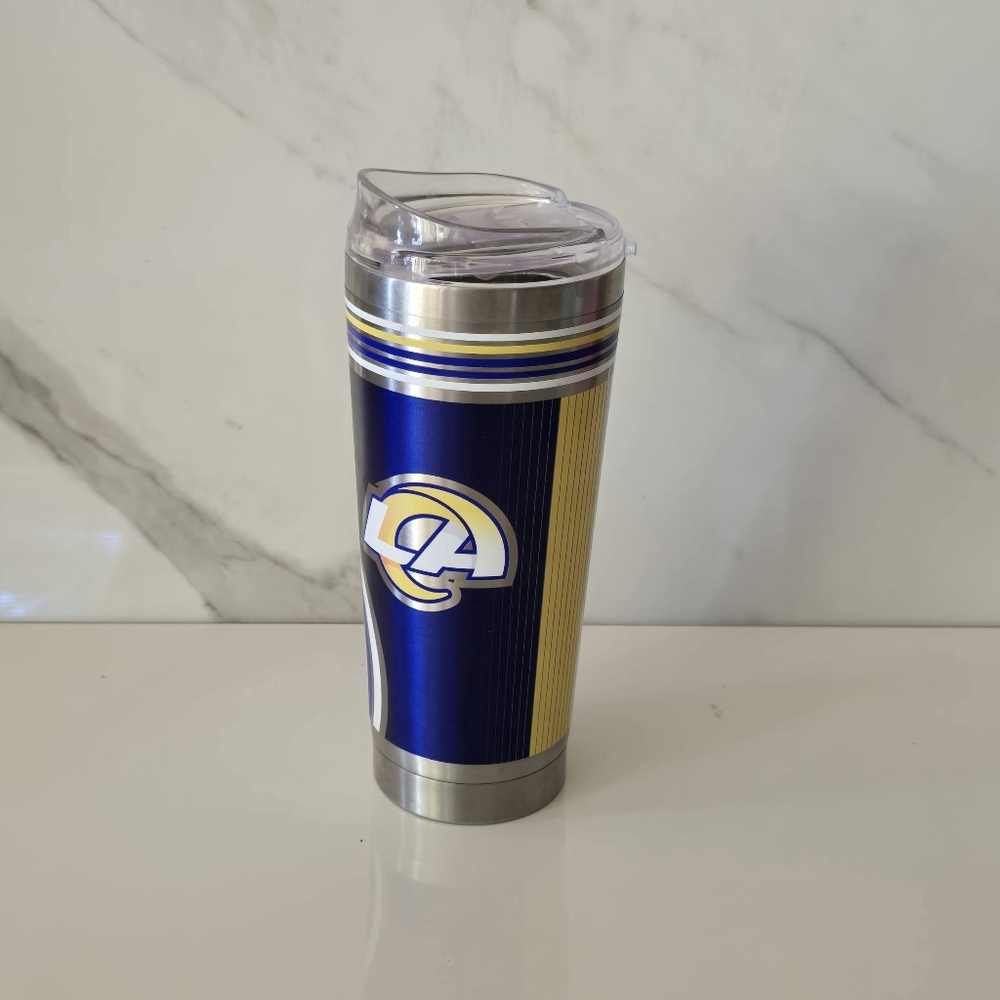 L.A. RAMS | Blue and Yellow Travel Tumbler
